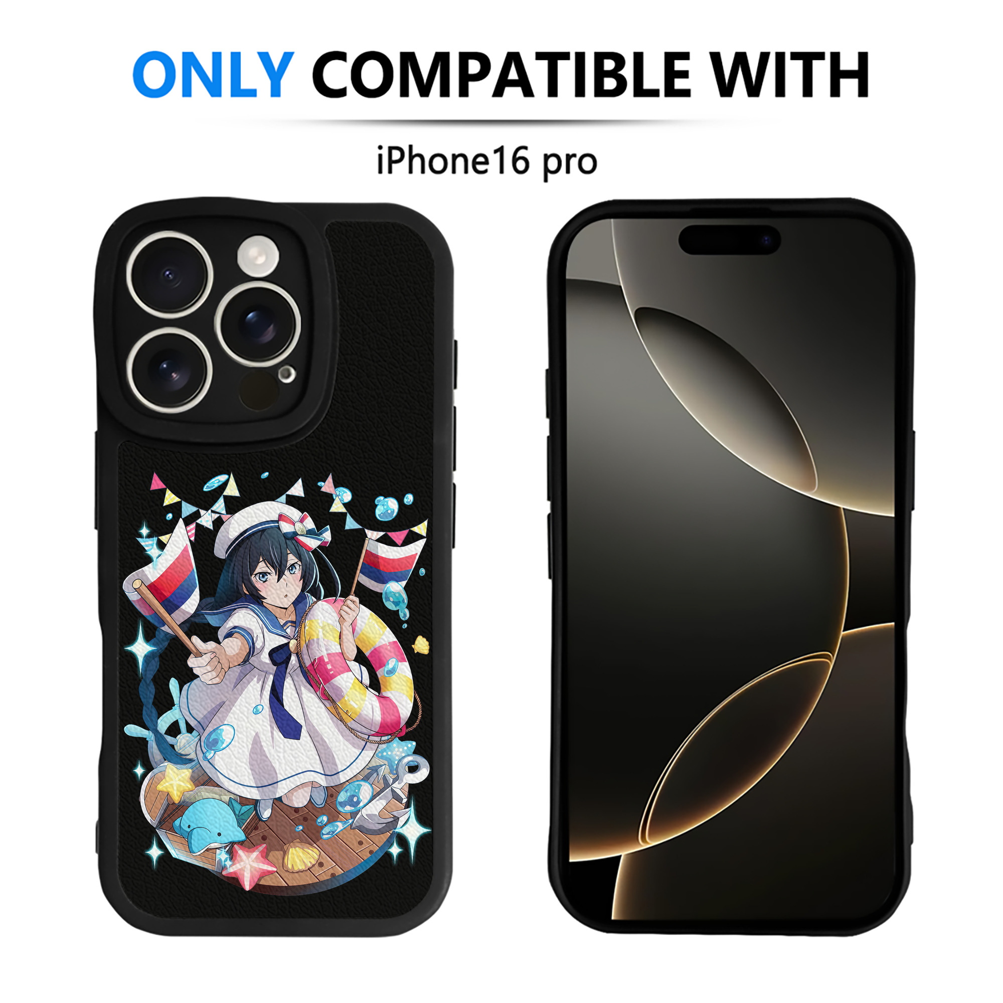 （画像用） 文豪ストレイドッグス Bungo Stray Dogs 【iPhone 16シリーズ対応】シリコンスマホケース（レザー調） 材質：シリコン